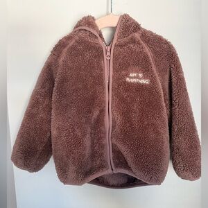 Zara Tan Fleece Jacket